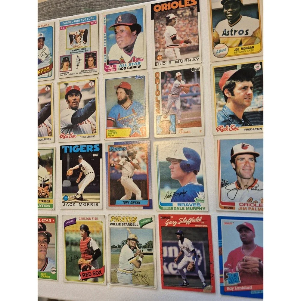 1970s Topps Vintage HOF Baseball Card Lot of (122) ALL CARDS HOF Ryan Brett Fisk